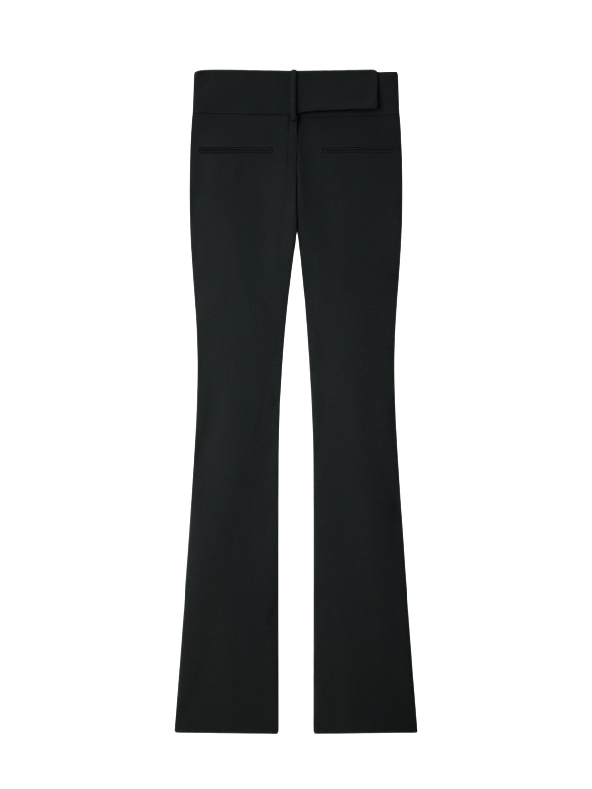Pantalon Héritage ceinturé en laine - Black