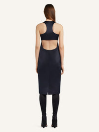 PRIX MARQUE : 390 / ROBE LONGUE SCUBA HÉRITAGE EN SATIN