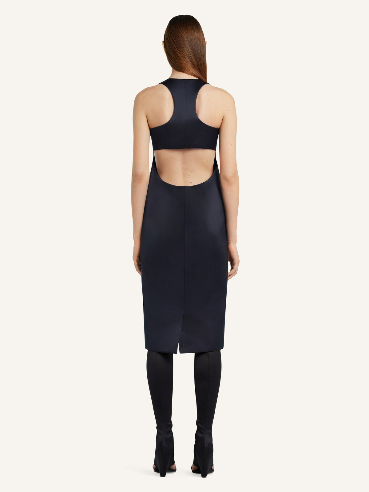 PRIX MARQUE : 390 / ROBE LONGUE SCUBA HÉRITAGE EN SATIN