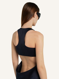 PRIX MARQUE : 390 / ROBE LONGUE SCUBA HÉRITAGE EN SATIN