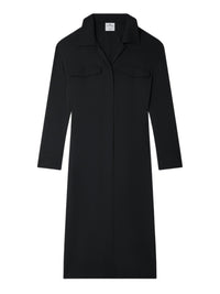 Robe chemise 2 poches - Black