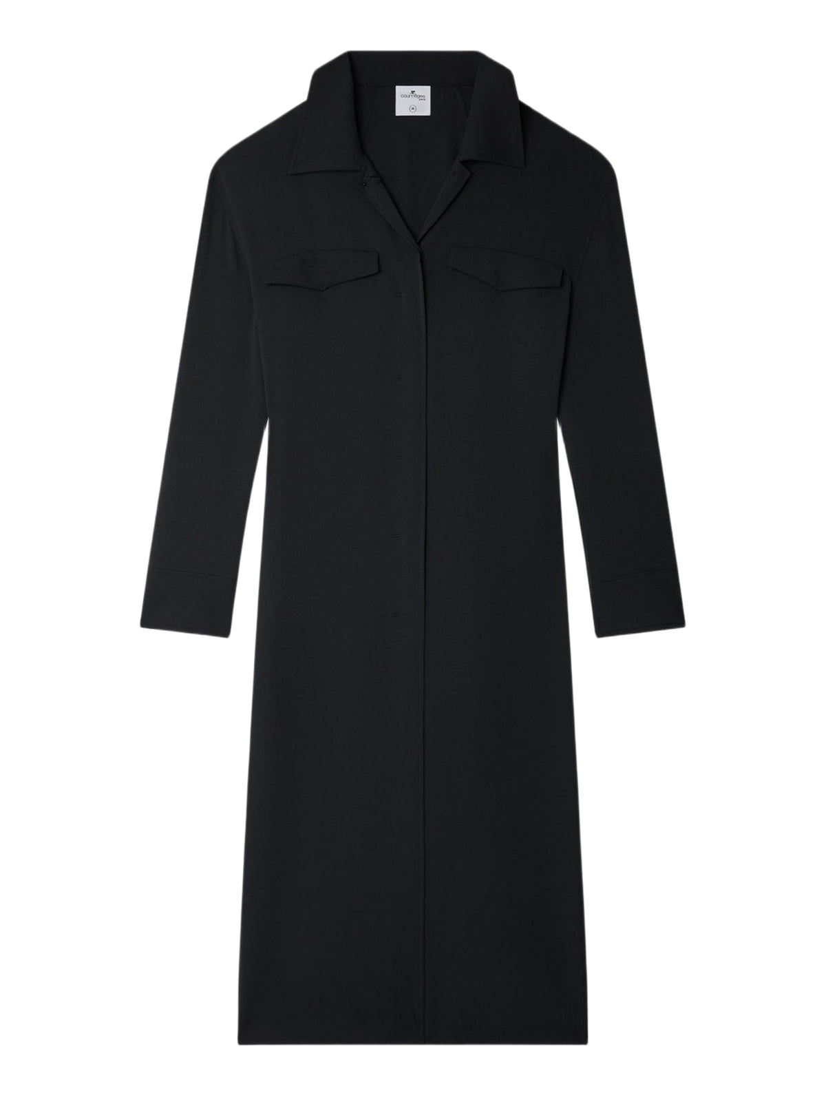 Robe chemise 2 poches - Black