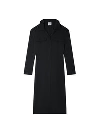 Robe chemise 2 poches - Black