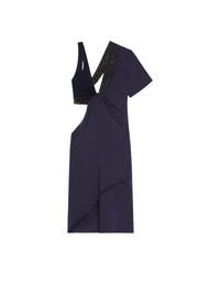 PRIX MARQUE : 750 / ROBE TWIST ASYMÉTRIQUE