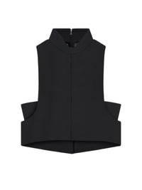 Top court Scuba en laine - Black