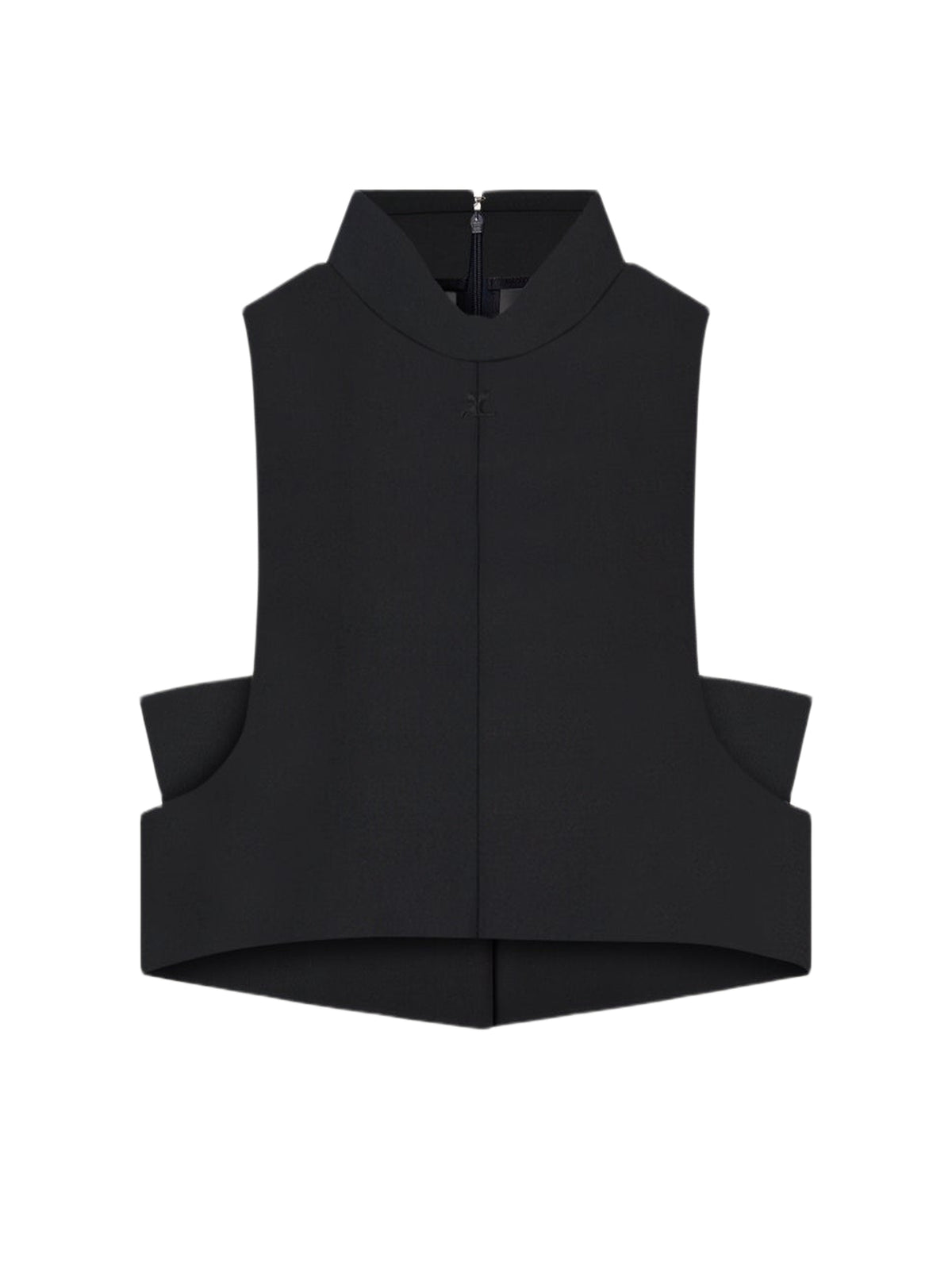Top court Scuba en laine - Black