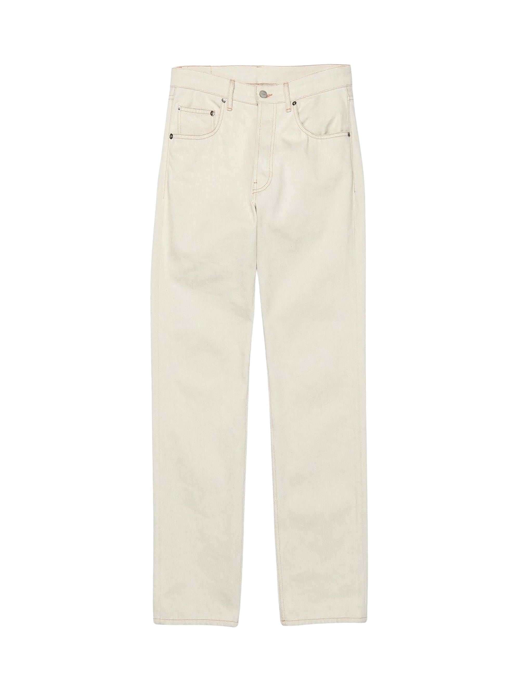 Pantalon De-Nimes Fresa en denim - Off White & Light Beige