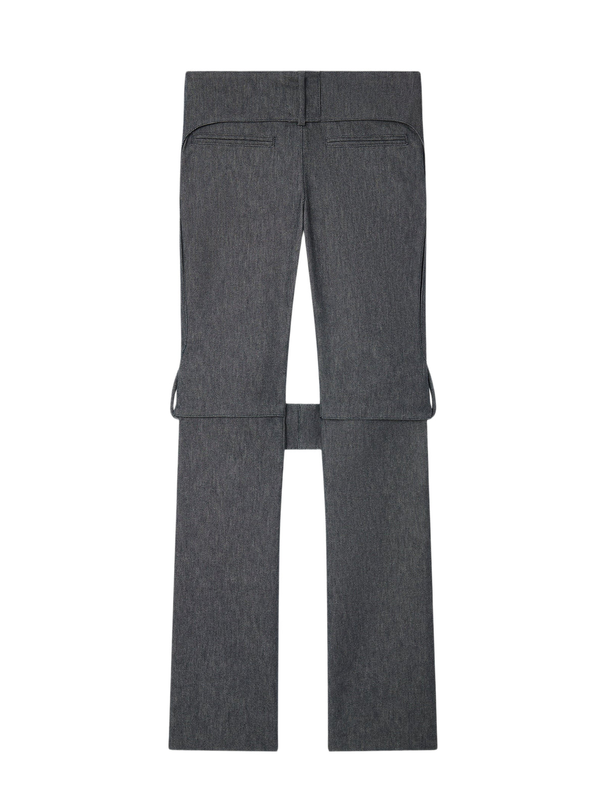 PRIX MARQUE : 190 / PANTALON BOOTCUT STRAP EN DENIM
