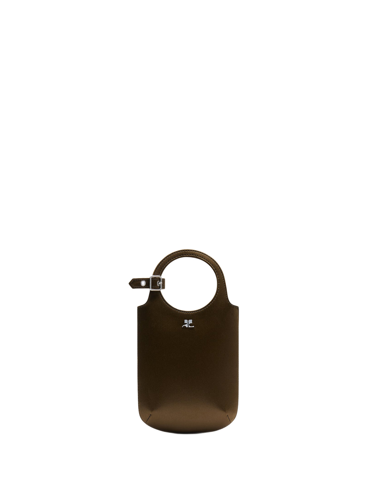 Sac Holy slim en satin - Ash Brown
