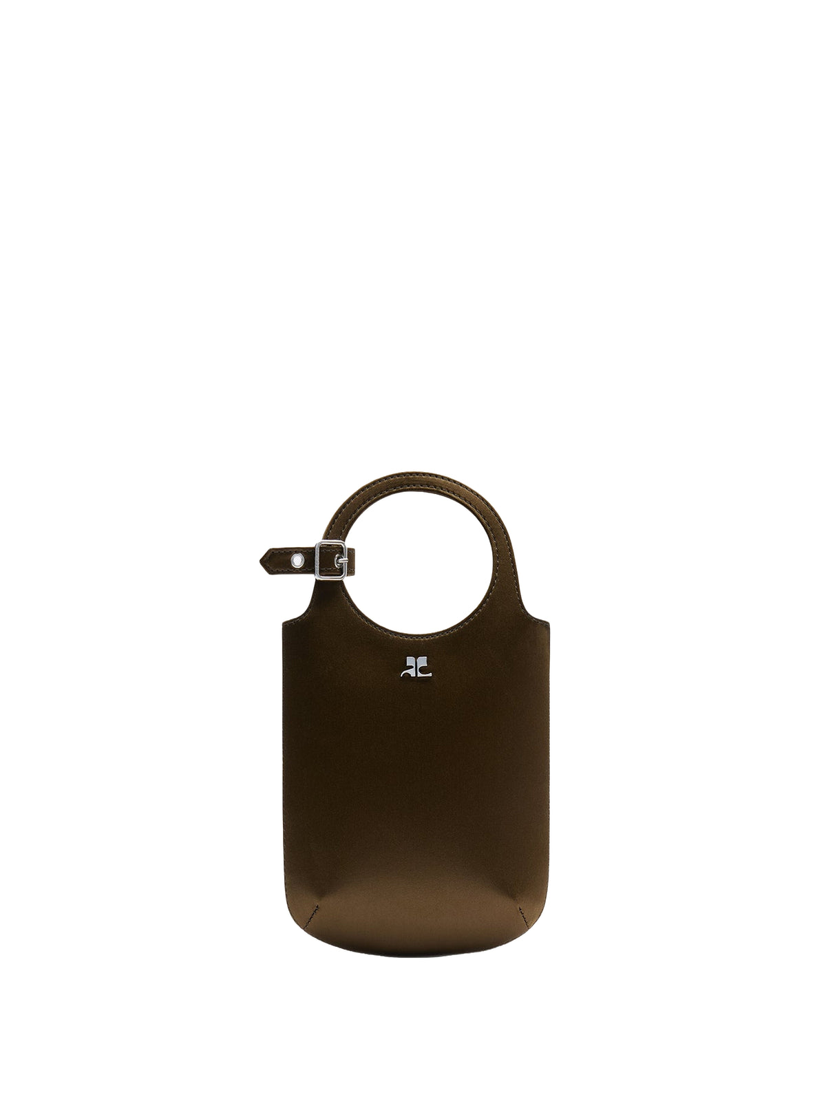 Sac Holy slim en satin - Ash Brown