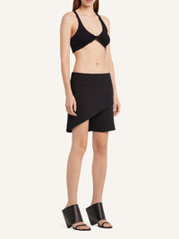Crop top Twist - Black