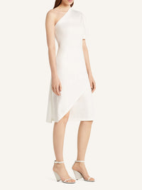 Robe asymétrique Infini - Heritage White