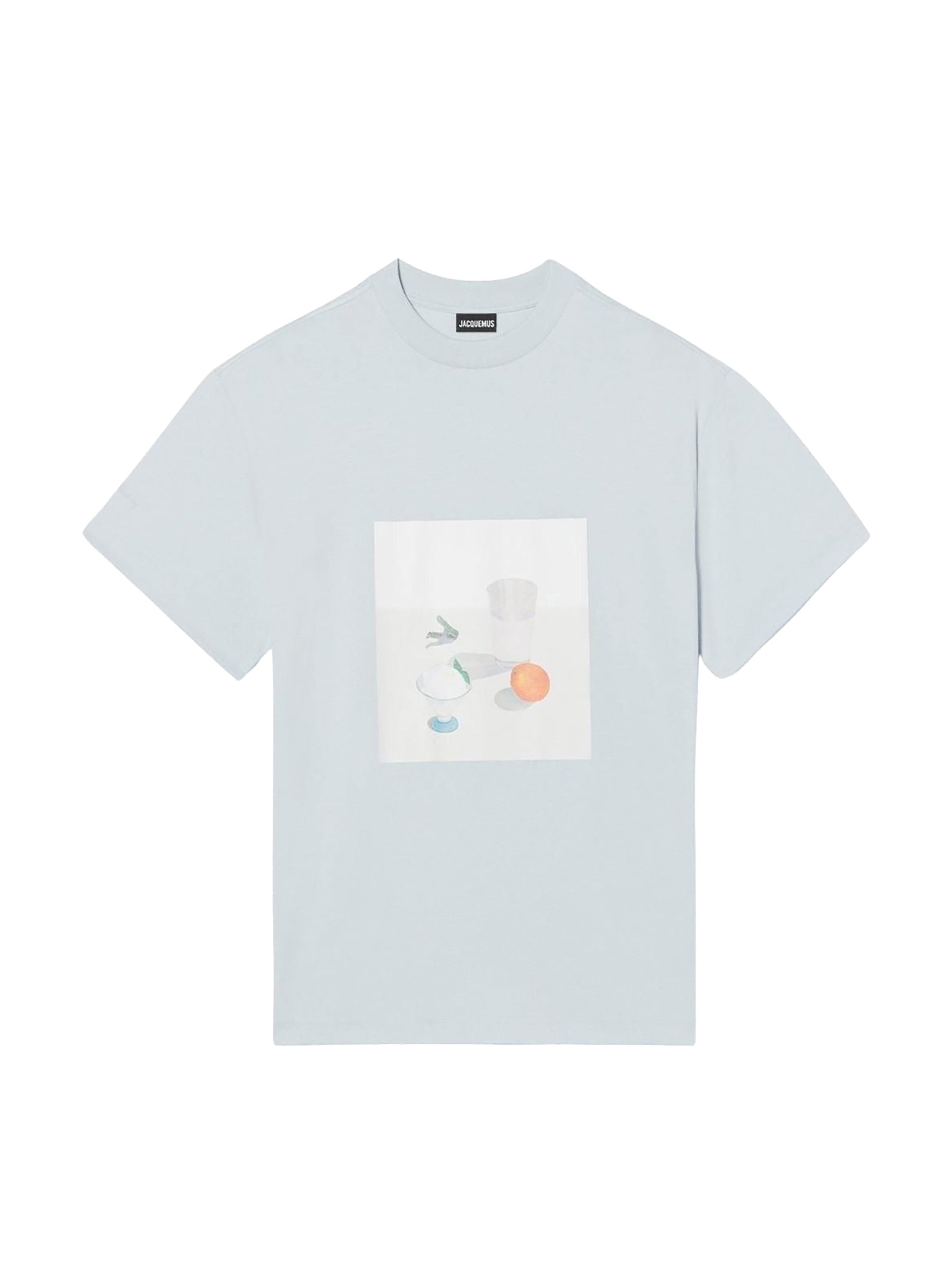 PRINT STILL LIFE BLUE LE TSHIRT TABLEAU