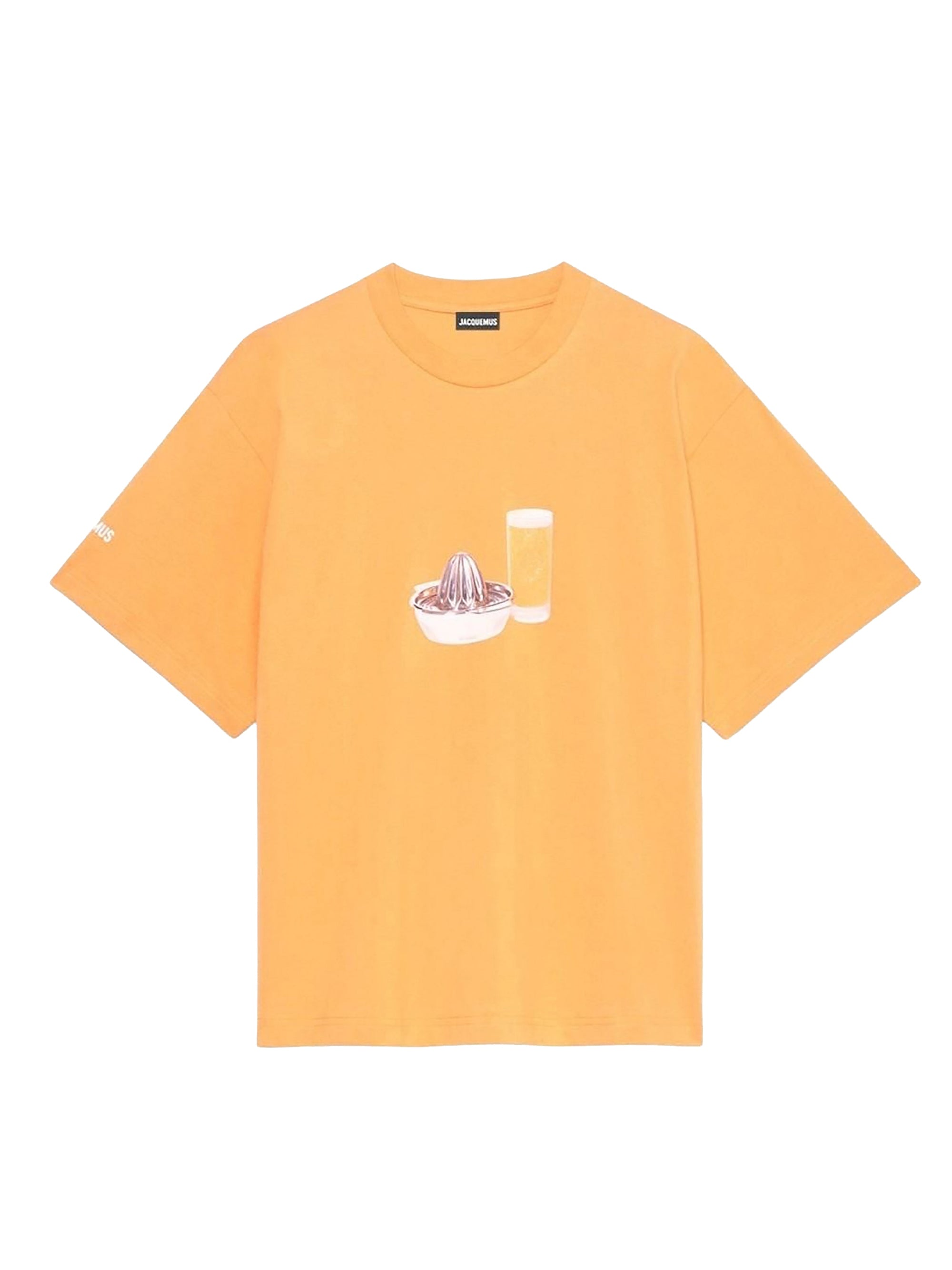 PRINT ORANGE JUICE ORANGE LE TSHIRT SUCCO