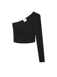 PRIX MARQUE : 120 / CROP TOP TWIST ASYMÉTRIQUE