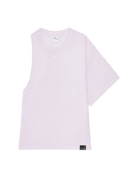 T-shirt Scuba asymétrique - Ice Lavander
