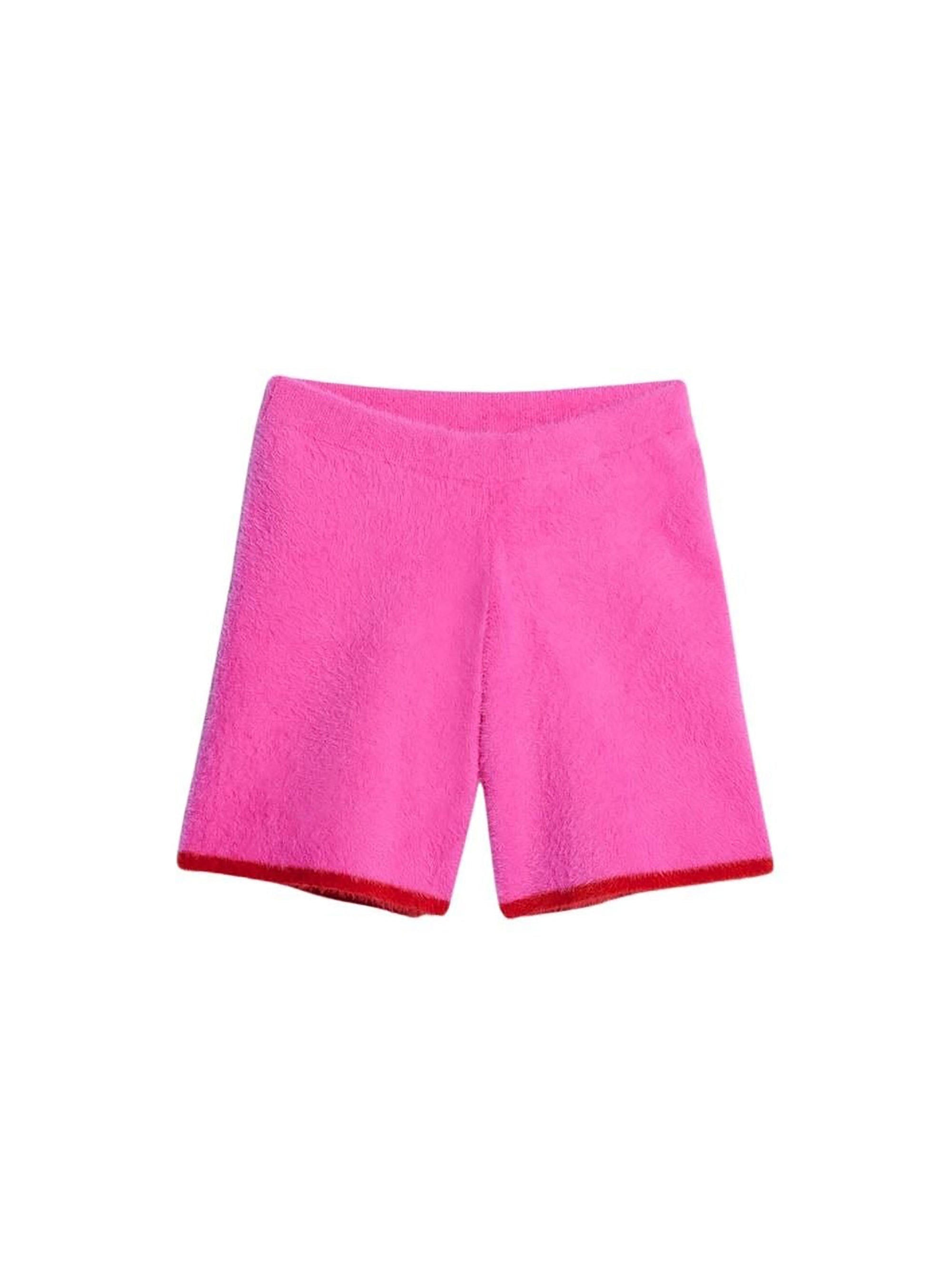 UNISEXE Short Neve en maille - Pink
