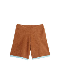 UNISEXE Short Neve en maille - Brown