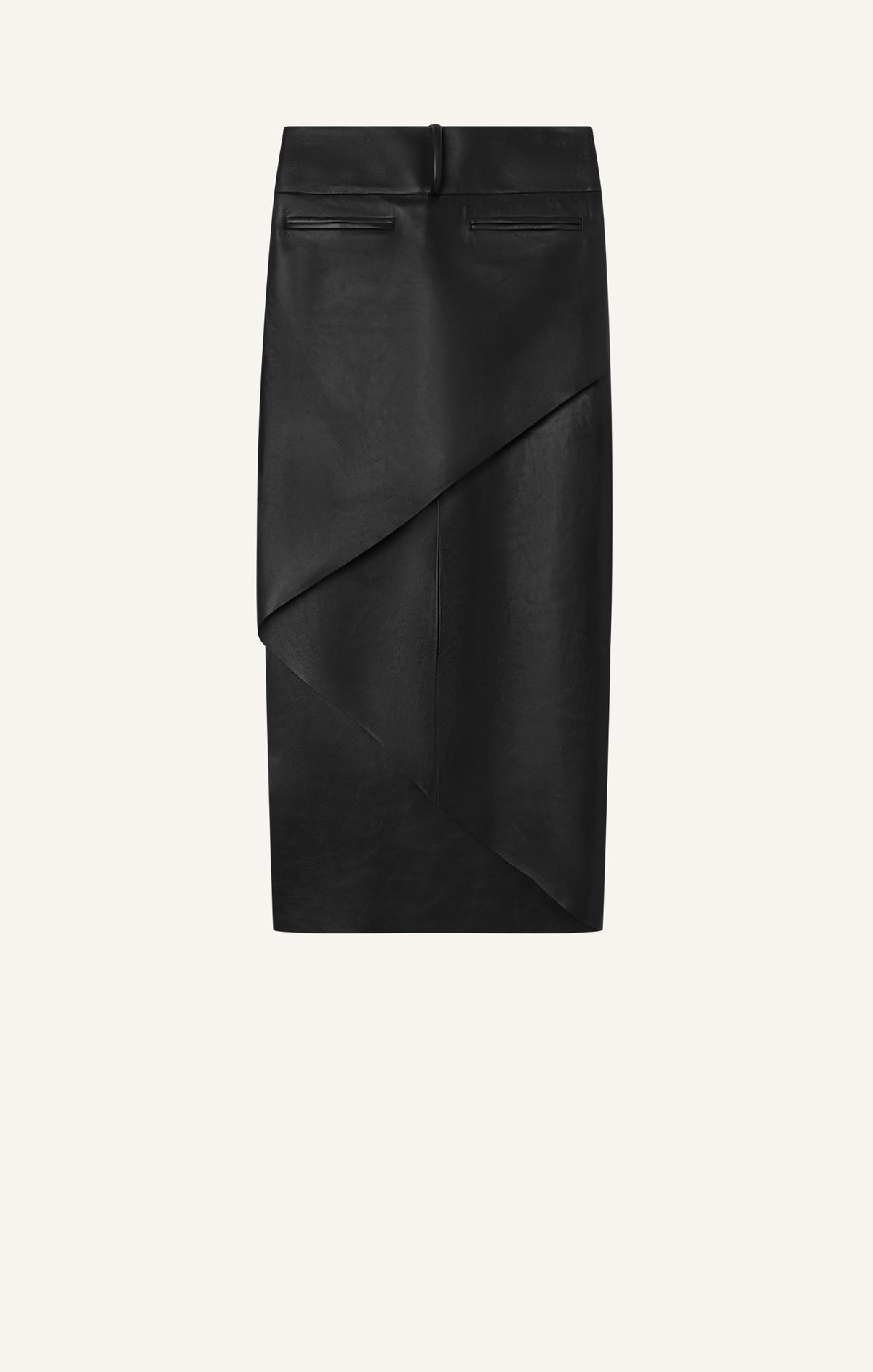 PRIX MARQUE : 1000 / INFINITY LEATHER LONG SKIRT-36