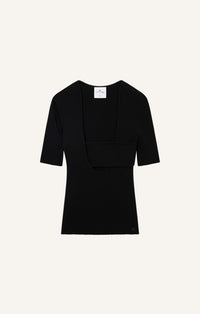 PULL INFINI MANCHES COURTES