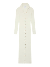 Robe longue cardigan - Heritage White