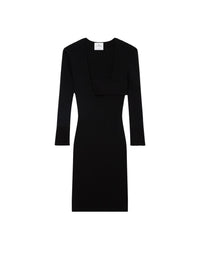 Infini knitted dress - Black