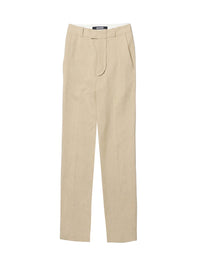 Pantalon Bacio en lin - Beige