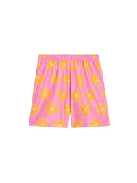Maillot Peinture - Print Orange & Pink Flowers