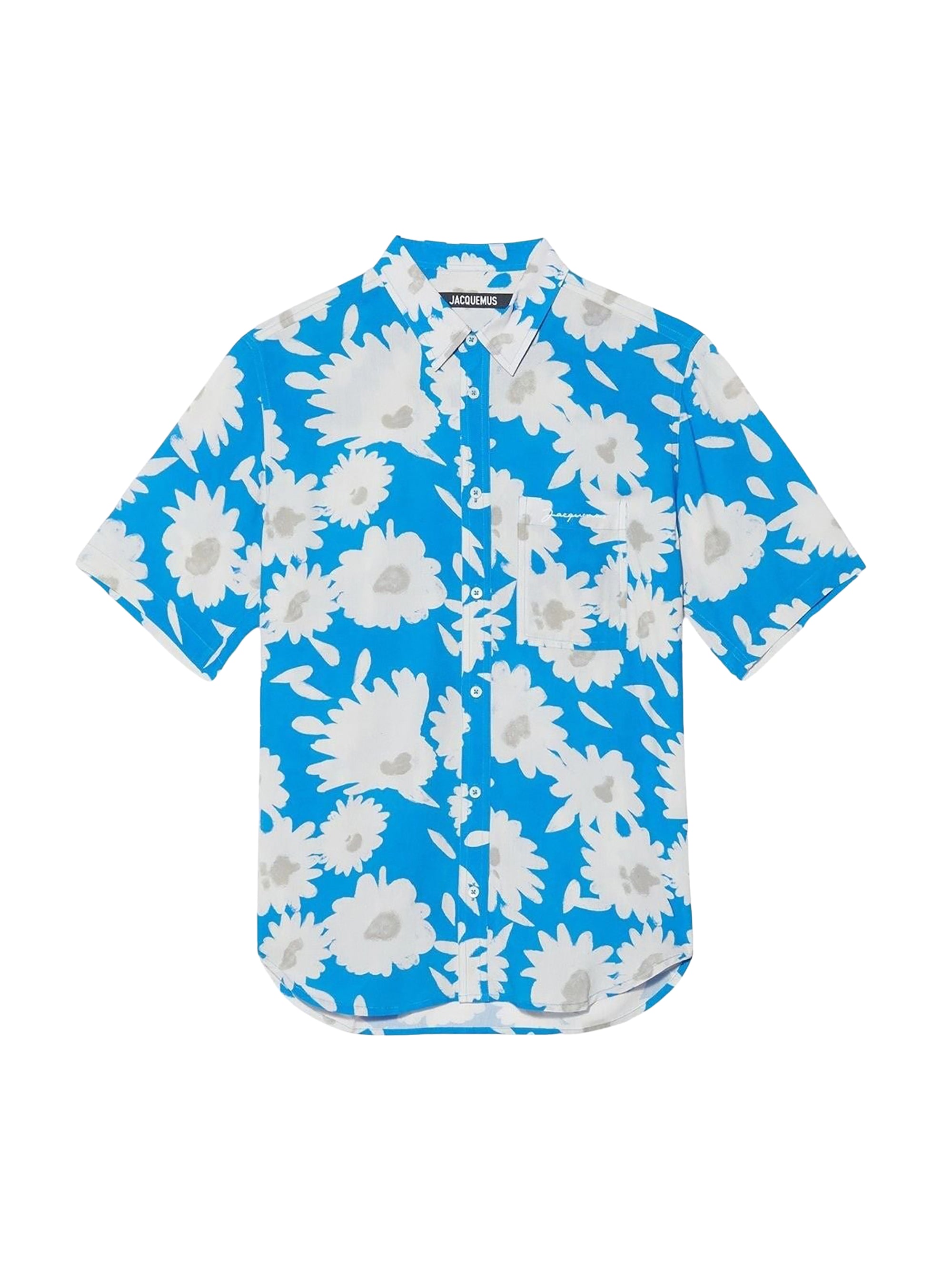 Chemise Melo imprimée - White & Blue Flowers