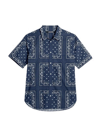 Chemise Melo imprimée - Navy Paisley