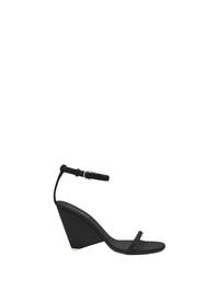 PRIX MARQUE : 190 / SANDALES OBLIQUES EN CUIR
