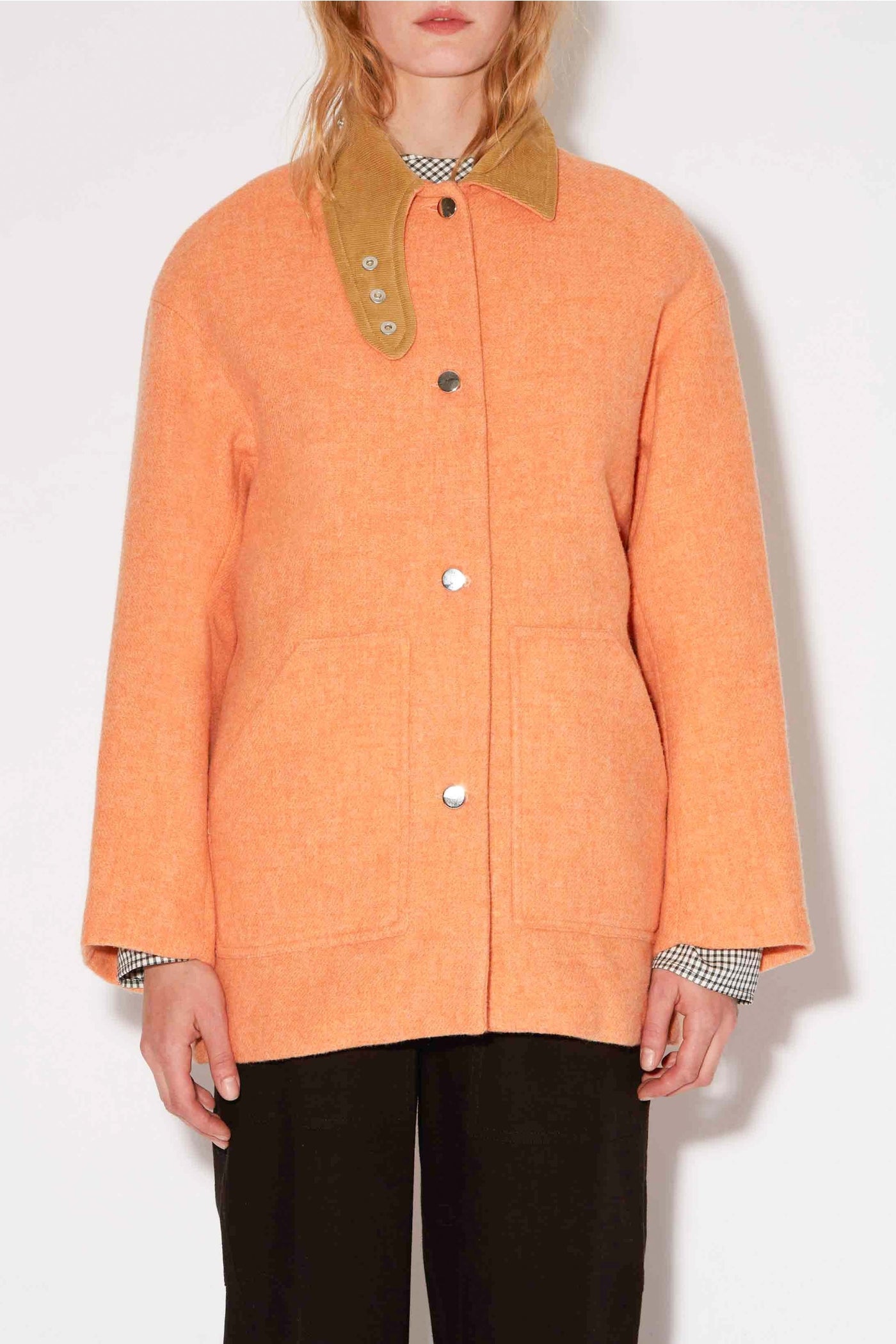 Manteau Carlos Get Back en laine - Orange