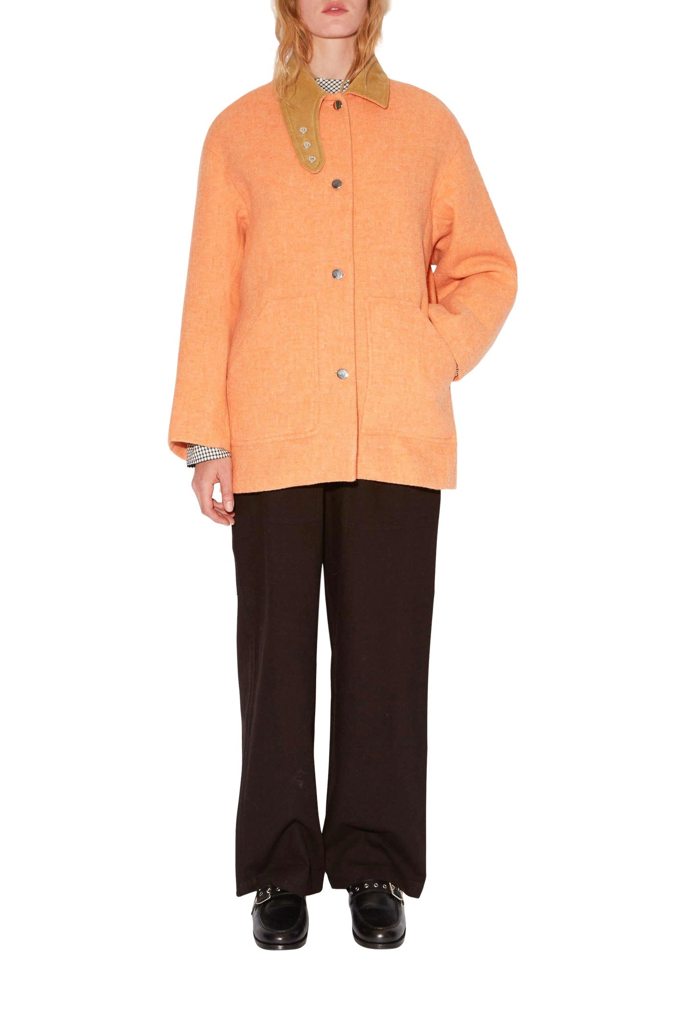 Manteau Carlos Get Back en laine - Orange