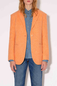 Veste York Get Back en laine - Orange