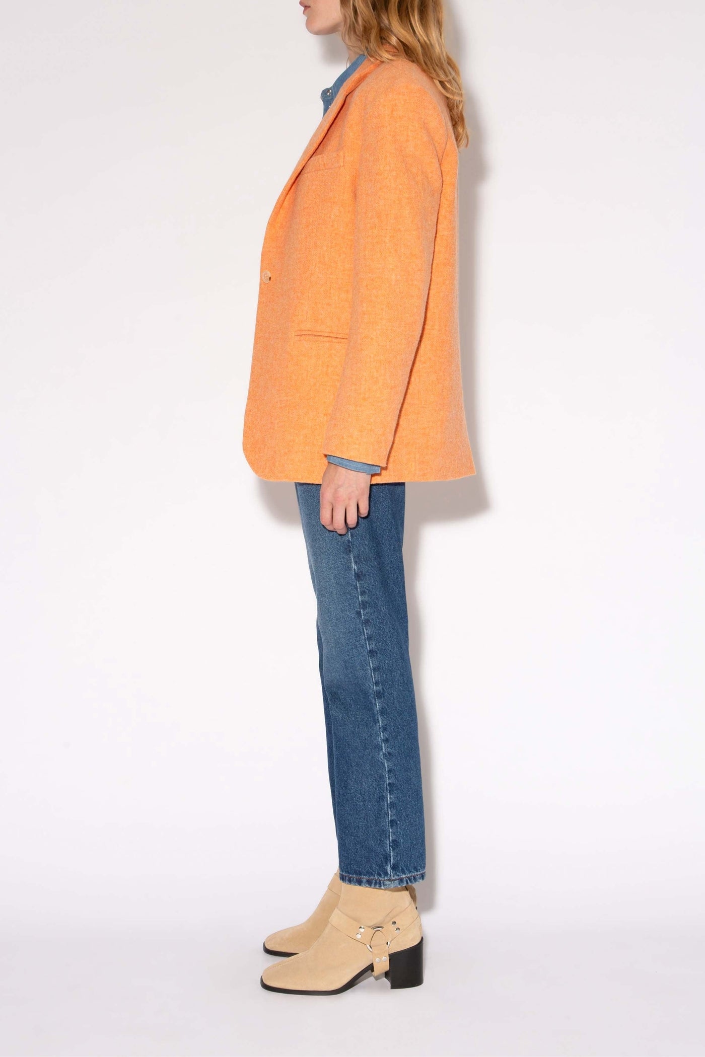 Veste York Get Back en laine - Orange