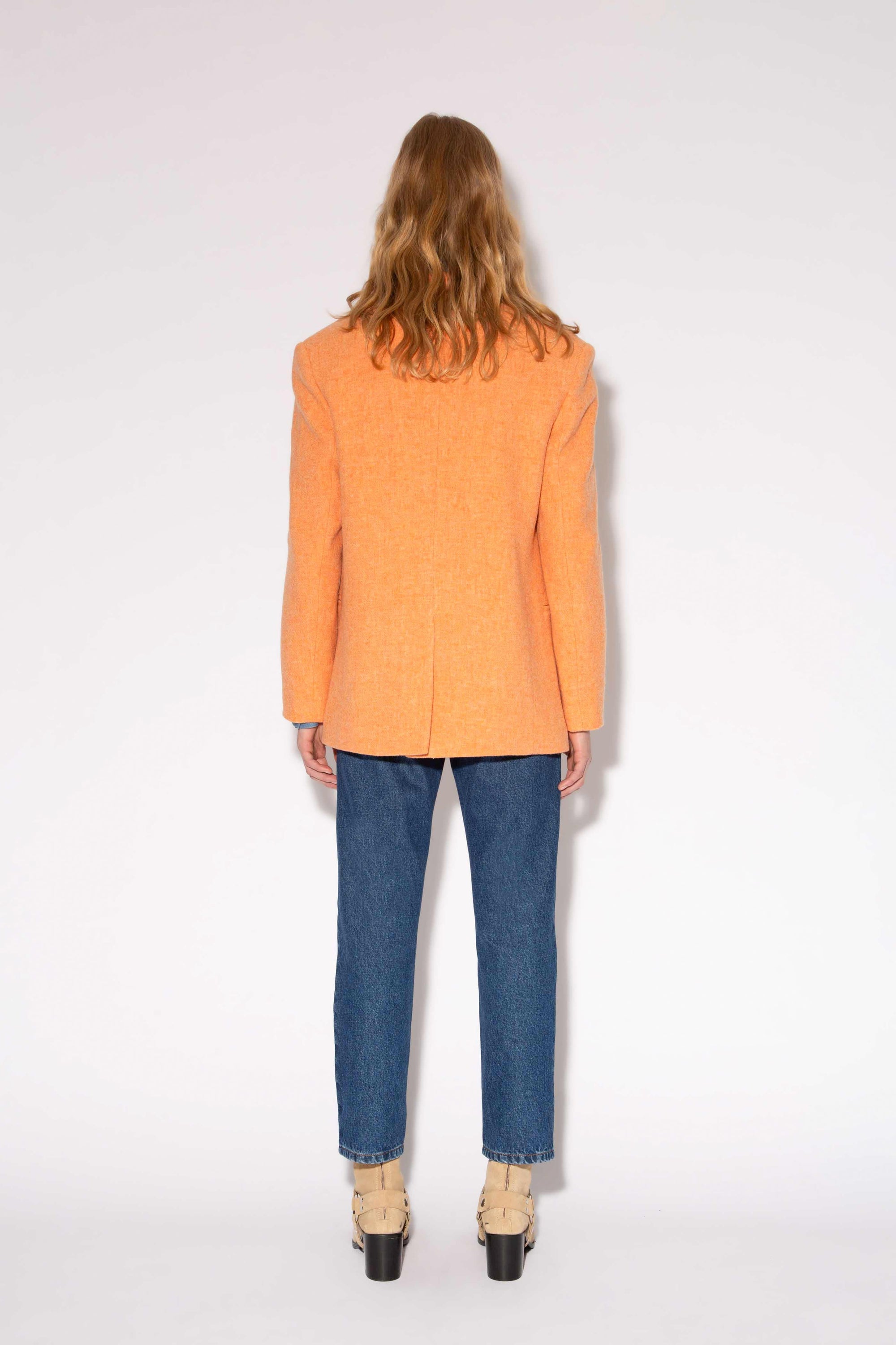 Veste York Get Back en laine - Orange