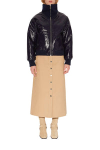 Blouson Lolita en vinyle - Marine