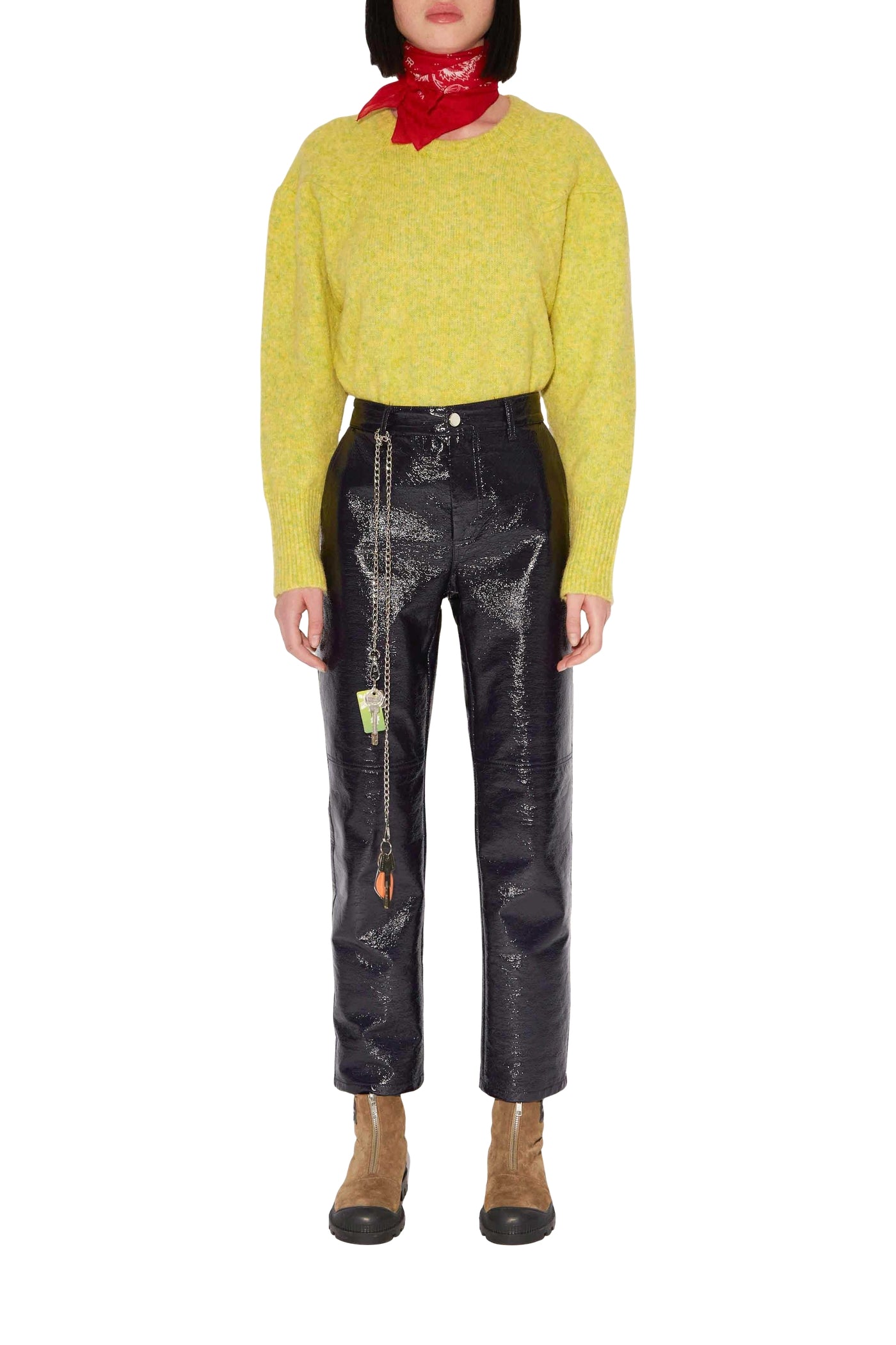 Pantalon Iggy en vinyle - Marine