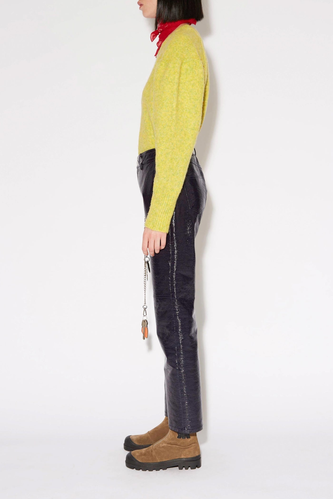 Pantalon Iggy en vinyle - Marine