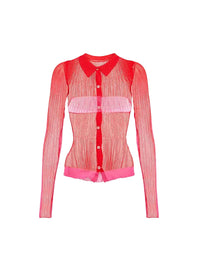 Chemise Sognu en maille - Red