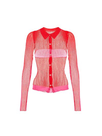 Chemise Sognu en maille - Red