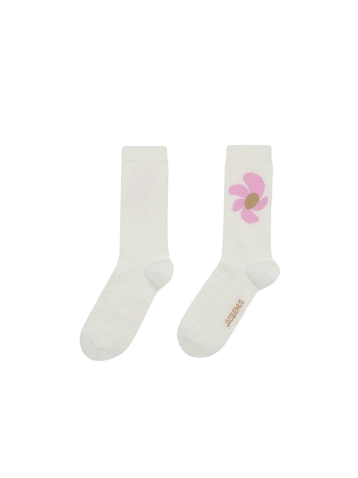 Chaussettes Fleur - Beige & Pink Flower