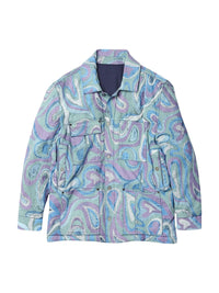 190€ / 1 sold //8 QTY / ST13%   Blouson Pescadou imprimé - Print Faded Paisley
