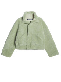 Manteau Pastre en cuir - Light Green