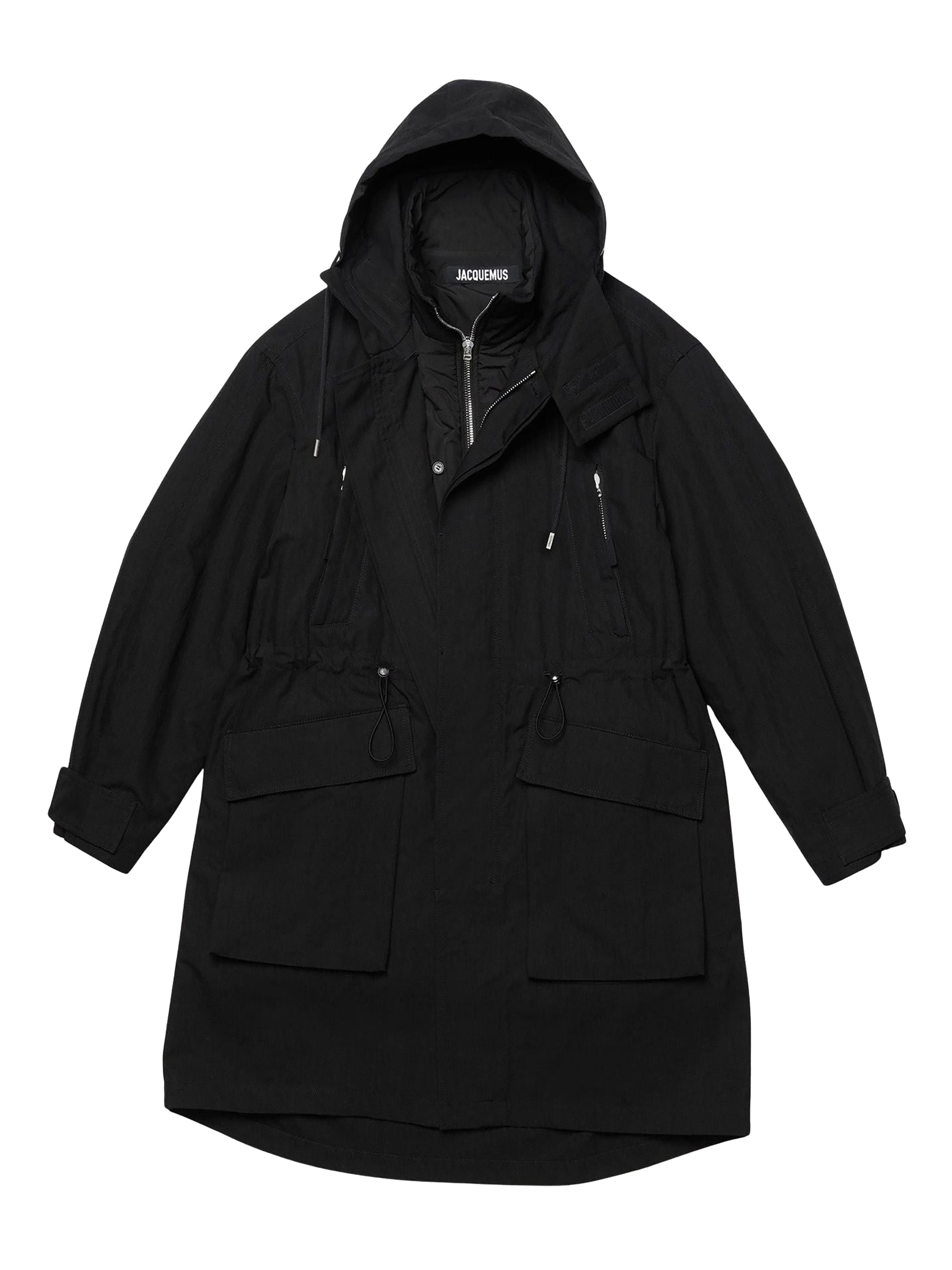 Parka Cozi à capuche - Black