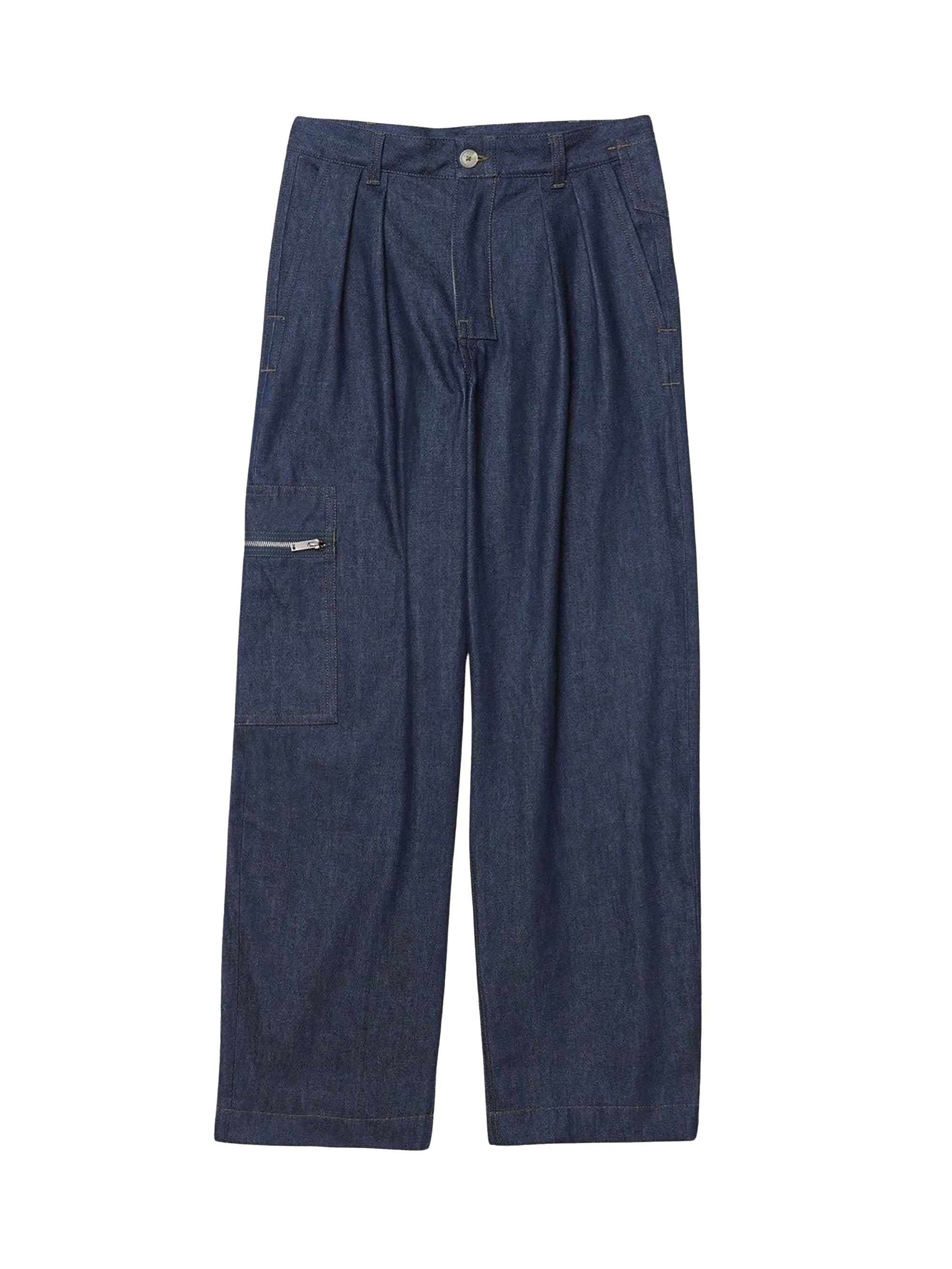 Pantalon De-Nimes Bicou en denim - Navy & Khaki
