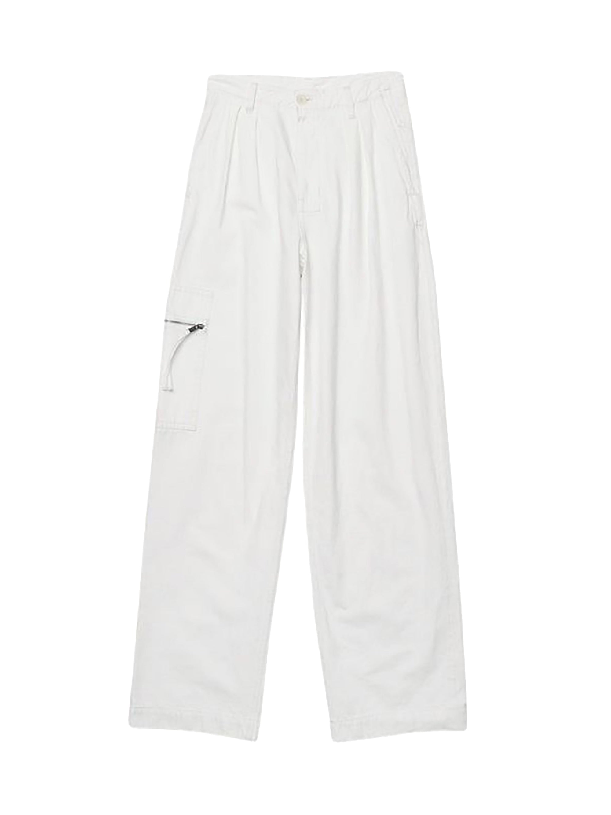 Pantalon De-Nimes Bicou en denim - White & Brown