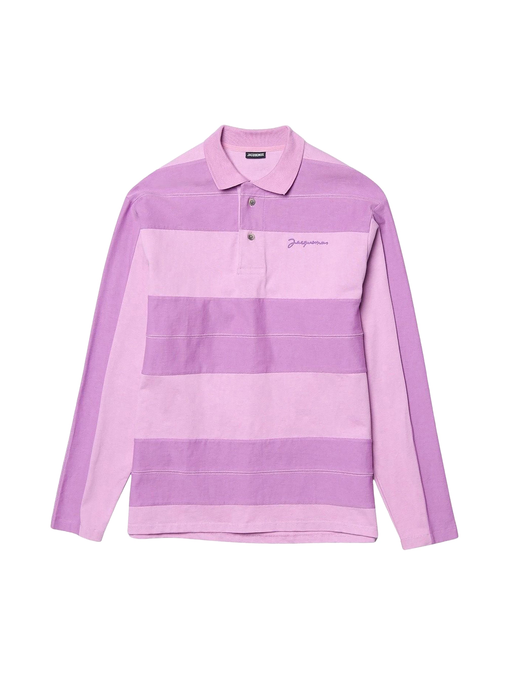 Polo Rugby à rayures - Lilac