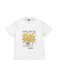 T-shirt Pepo - Print Jus Two Suns White