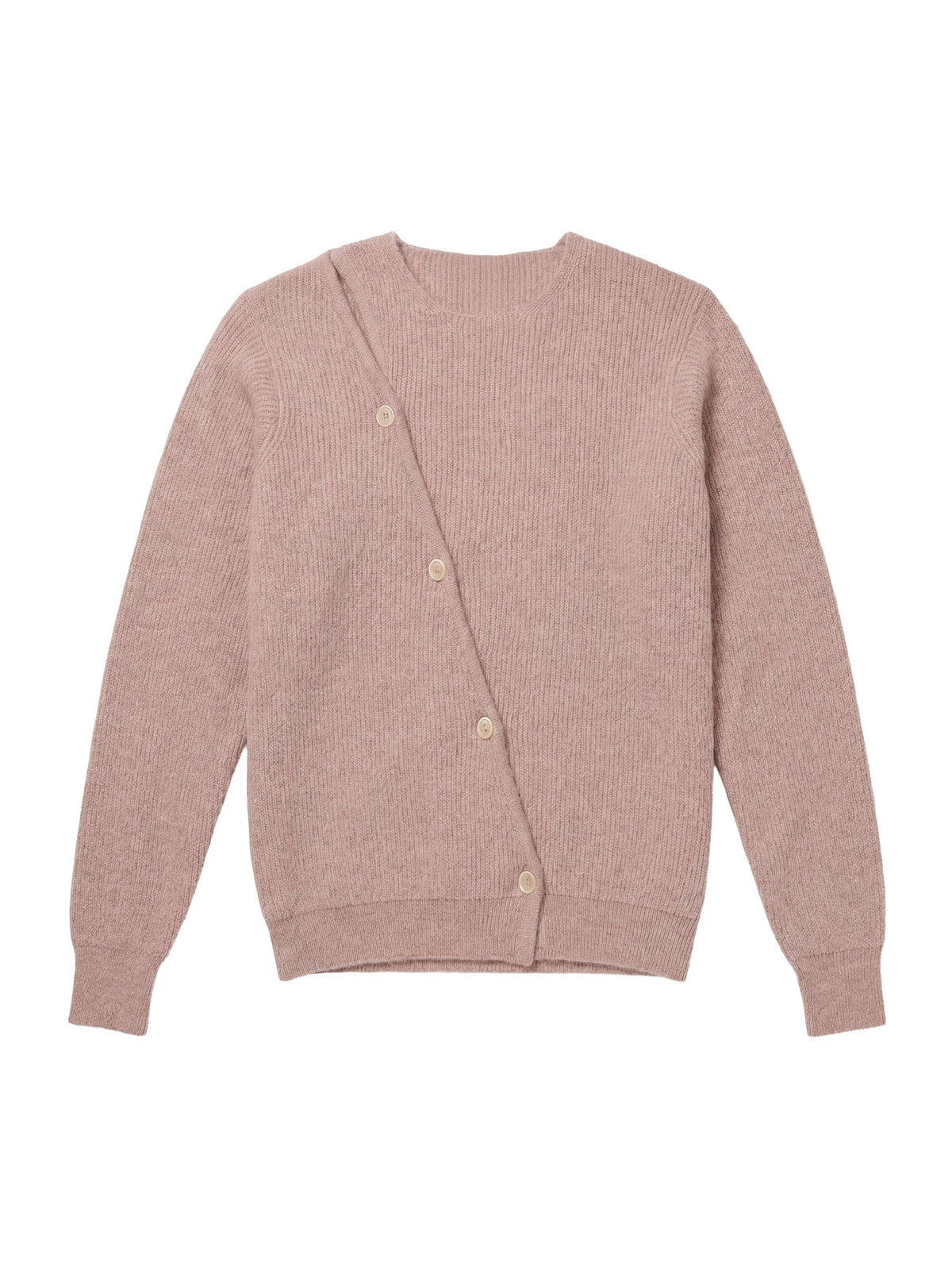 90€ / 1 sold //1 QTY / ST100%   Cardigan Pau asymétrique en laine mélangée - Beige